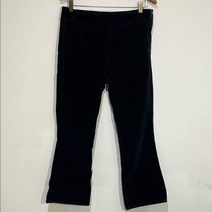 Free People Black Flare Pants left winged zipper